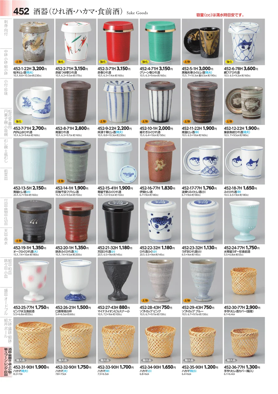 酒器 ページ452