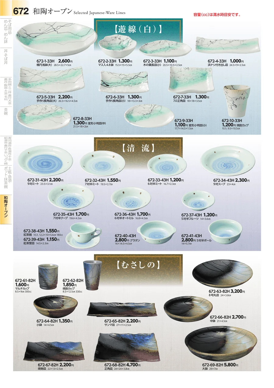 和食器シリーズ ページ672