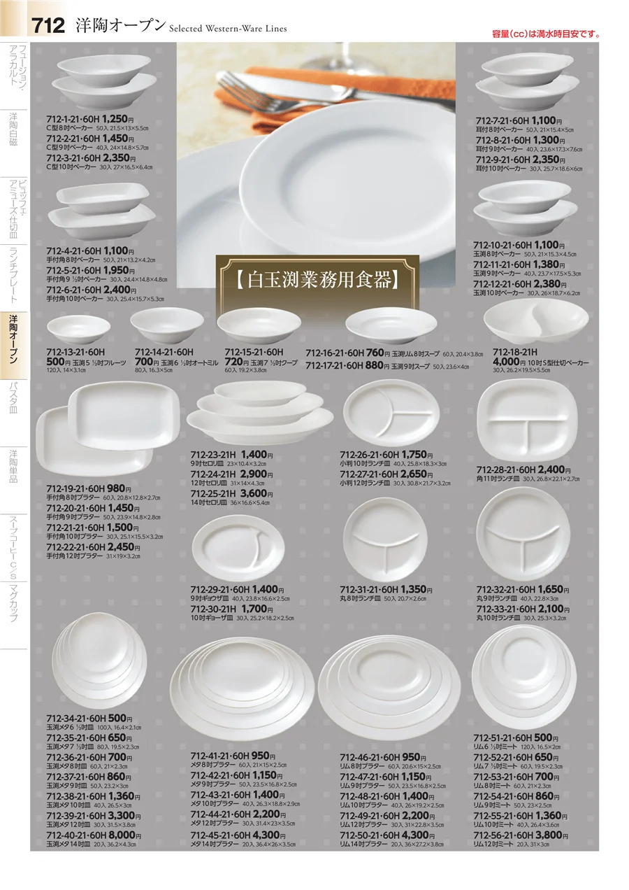 洋食器シリーズ ページ712