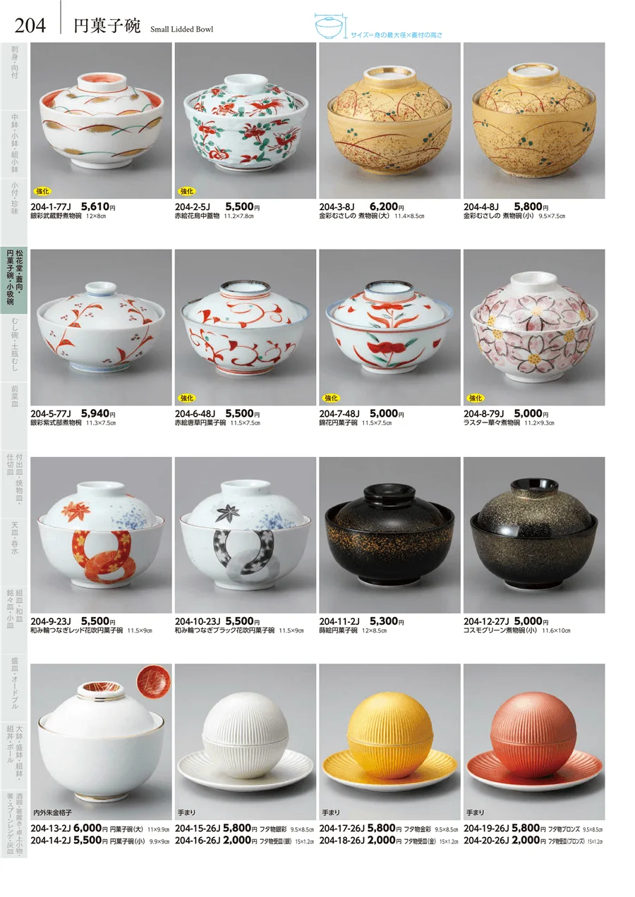 円菓子碗 ページ204
