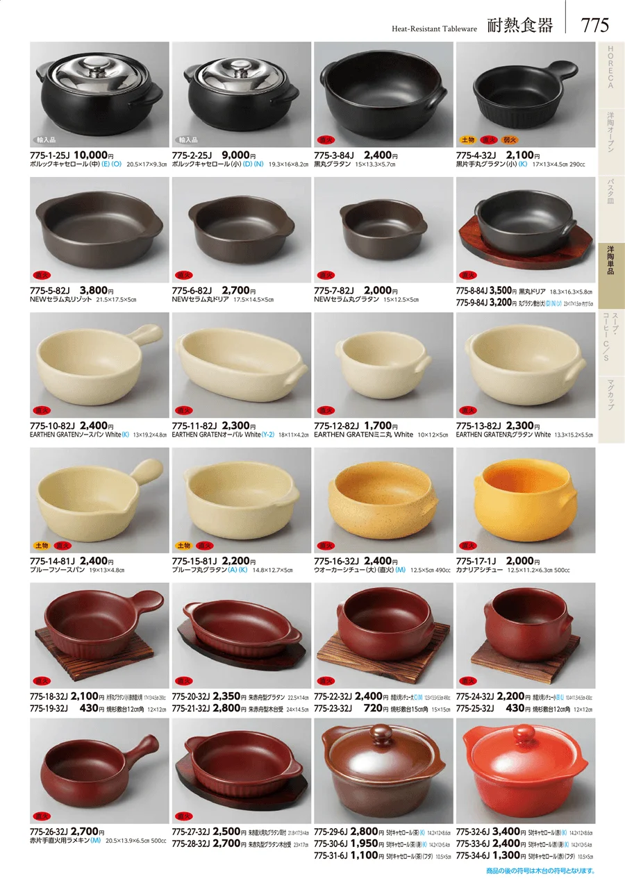 耐熱食器 ページ775