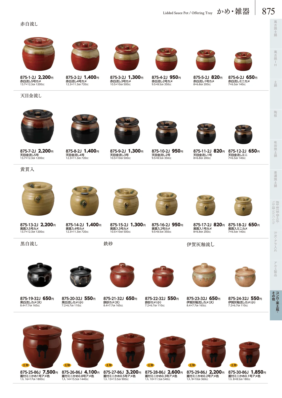 みやび街道vol.5・ページ番号875・かめ・雑器