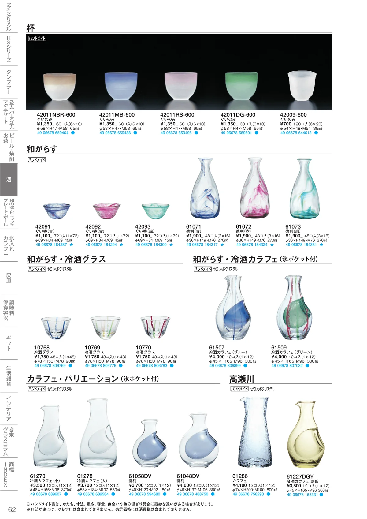 東洋佐々木ガラス2020・ページ番号62・酒