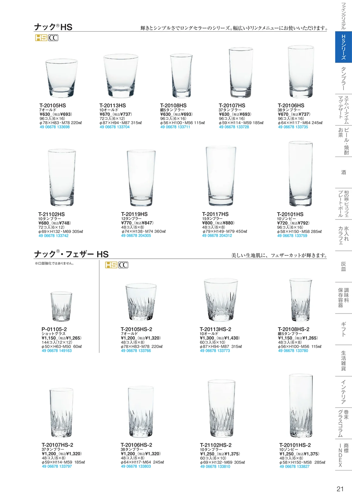 東洋佐々木ガラス2023・ページ番号21・HSシリーズ