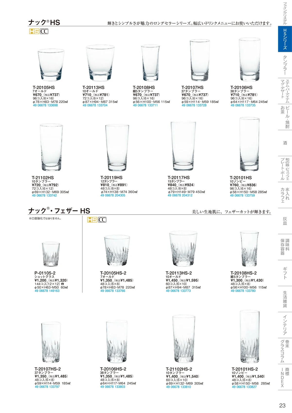 東洋佐々木ガラス2024・ページ番号23・HSシリーズ