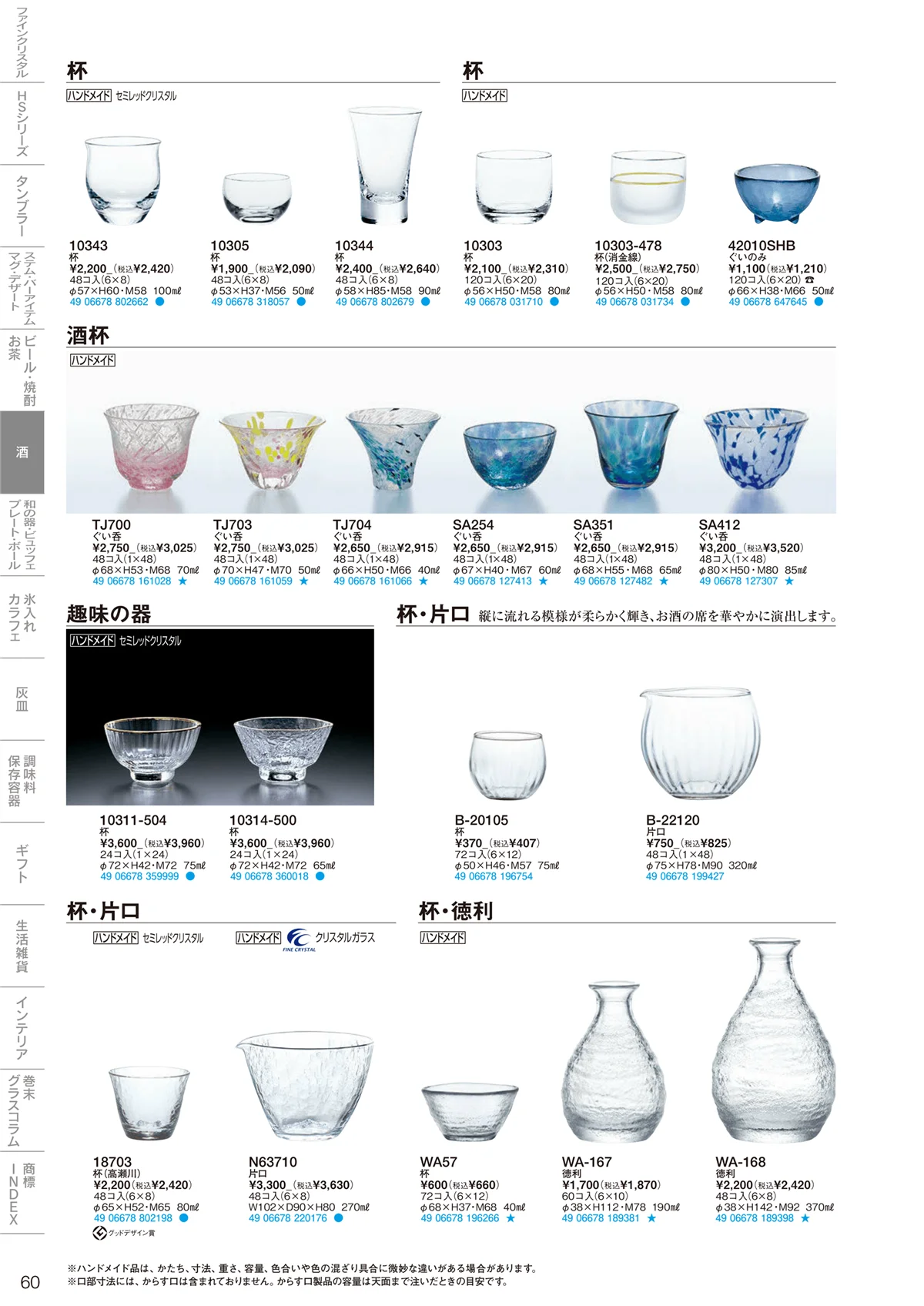 東洋佐々木ガラス2024・ページ番号60・酒