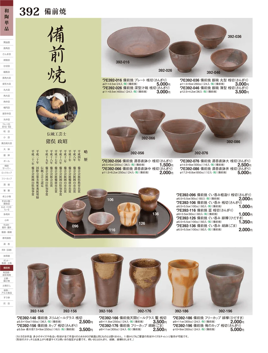 備前焼 ページ392
