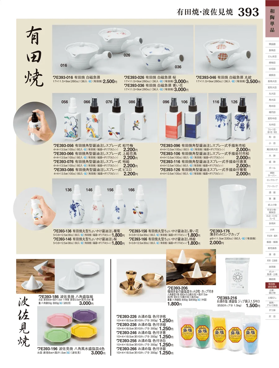 有田焼・波佐見焼 ページ393