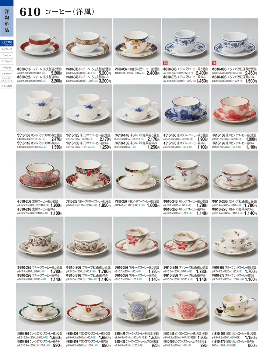 コーヒーカップ ページ610