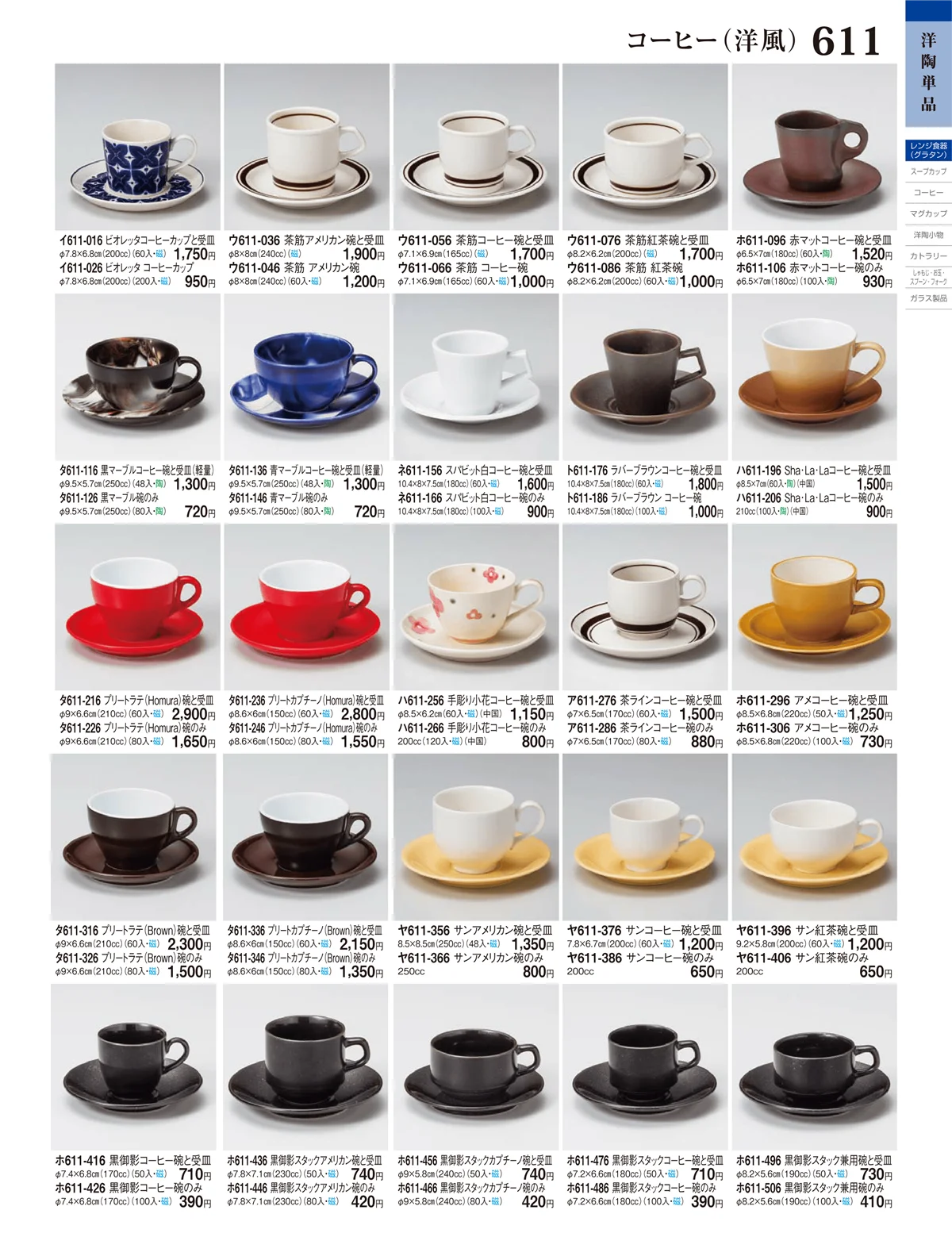 ときわ・ページ番号611・コーヒーカップ