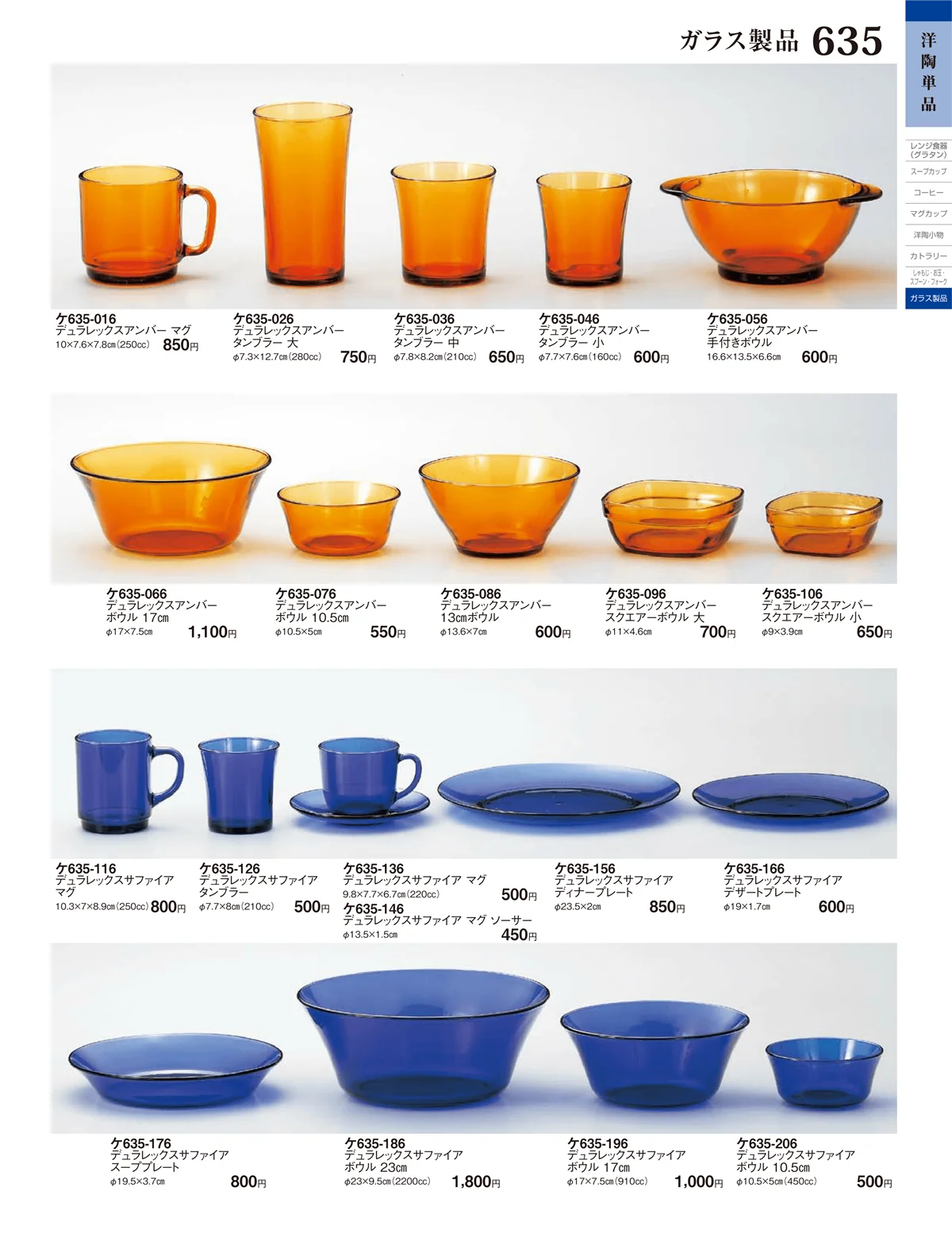 ときわ・ページ番号635・ガラス製品
