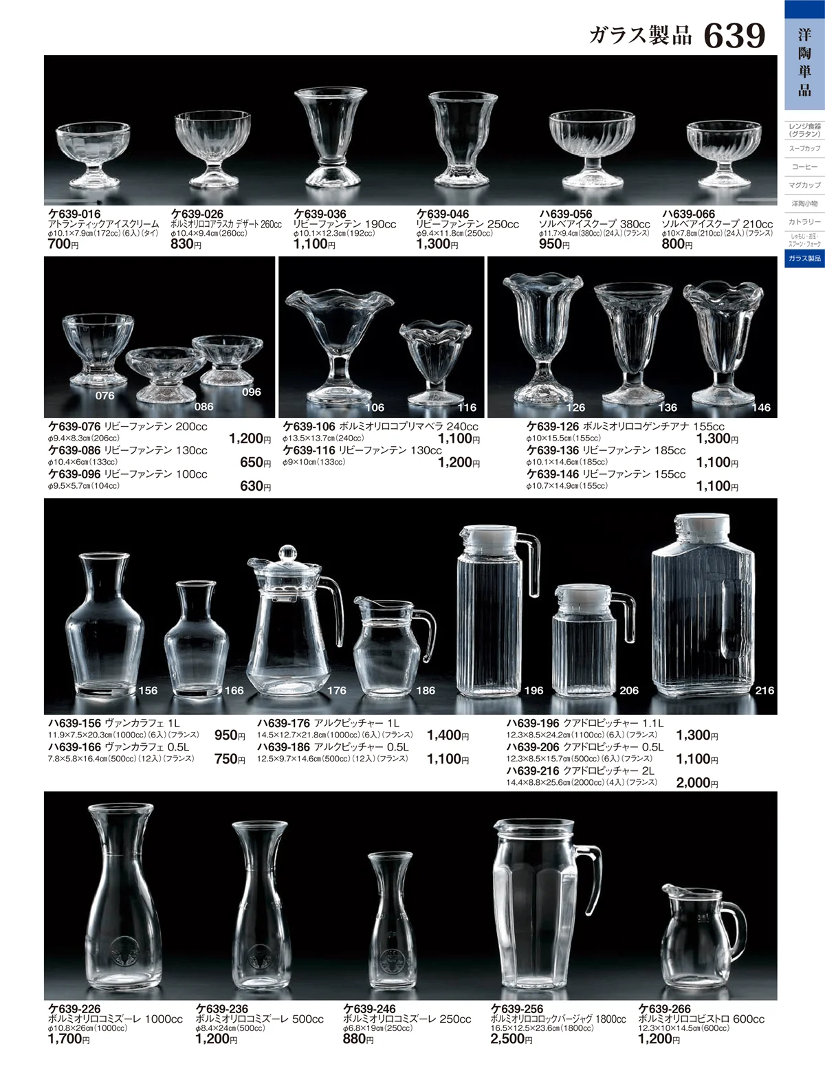 ときわ・ページ番号639・ガラス製品