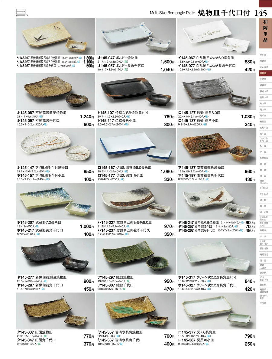 焼物皿千代口付 ページ145