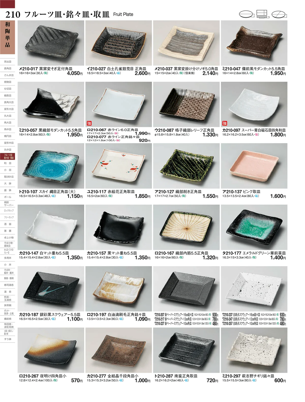 ときわvol.27・ページ番号210・フルーツ皿・銘々皿・取皿