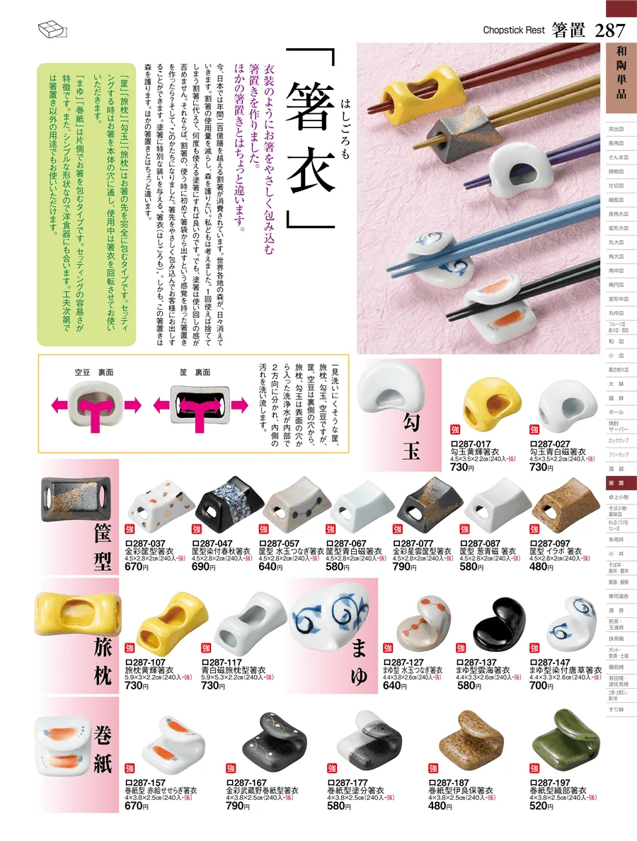 箸置 ページ287