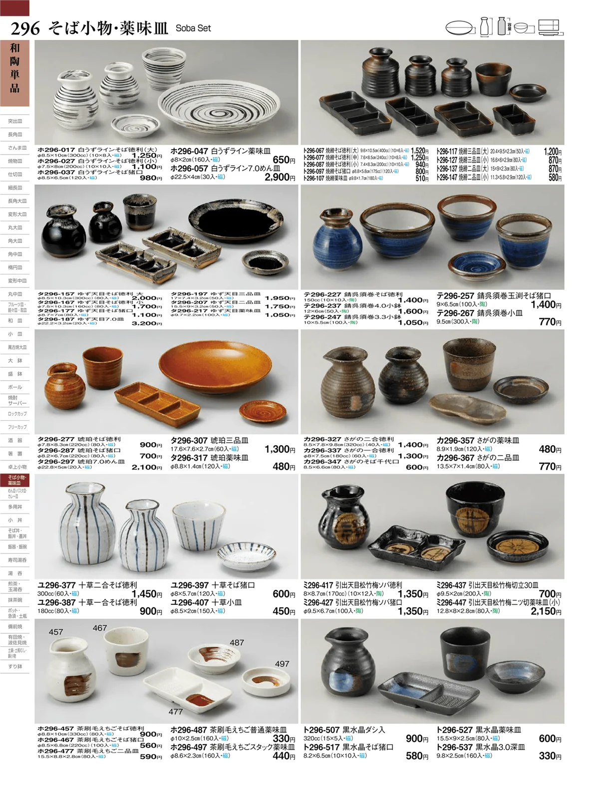 ときわvol.27・ページ番号296・そば小物・薬味皿