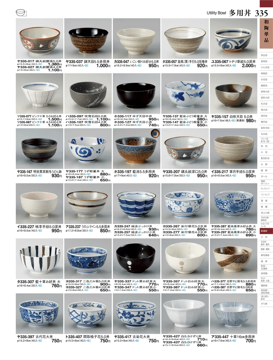 多用丼 ページ335