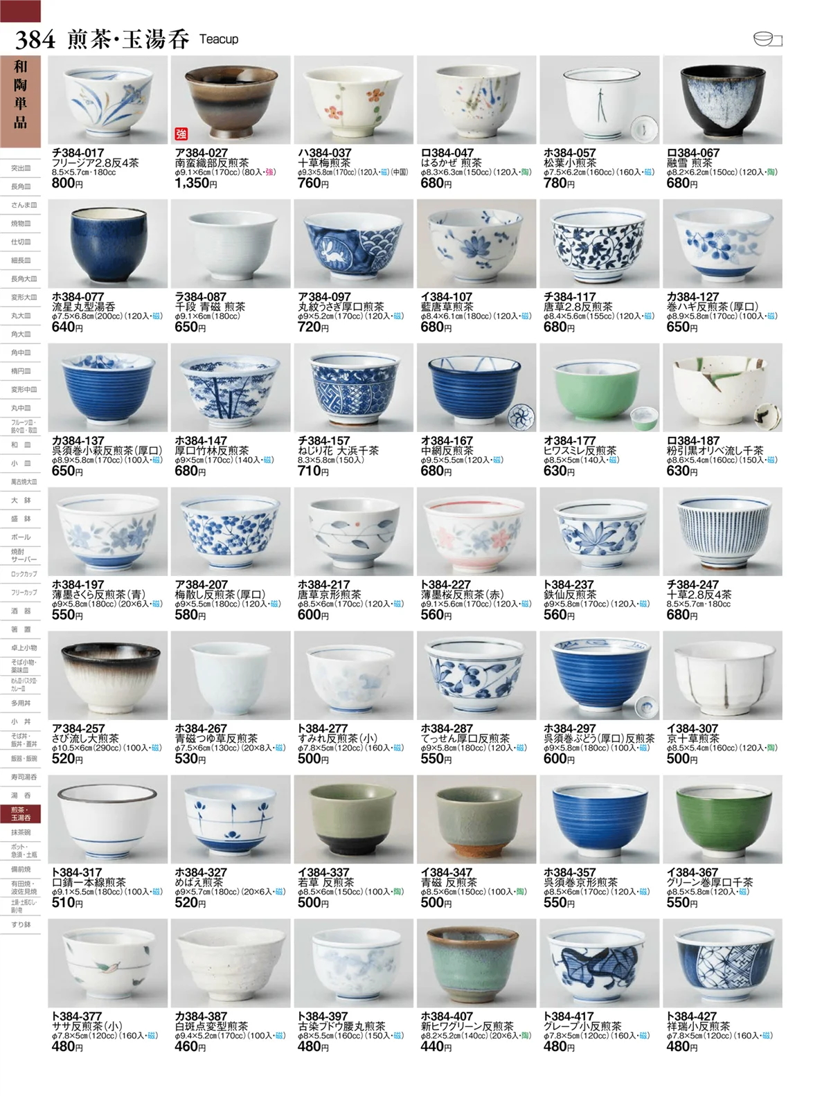 ときわvol.27・ページ番号384・煎茶・玉湯呑