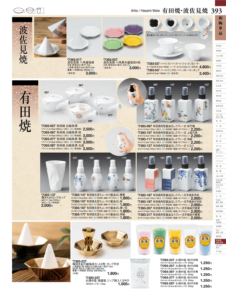 有田焼・波佐見焼 ページ393