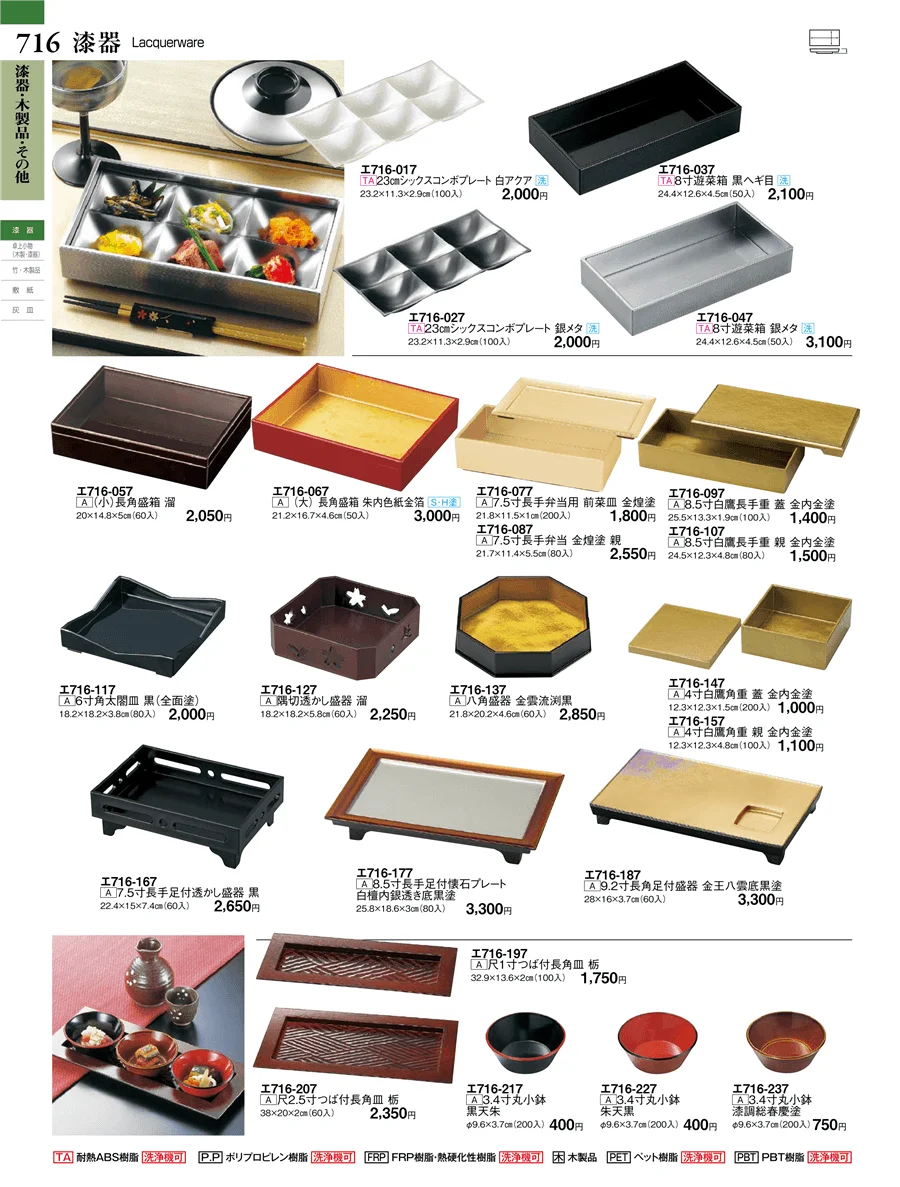漆器・木製品・その他 ページ716