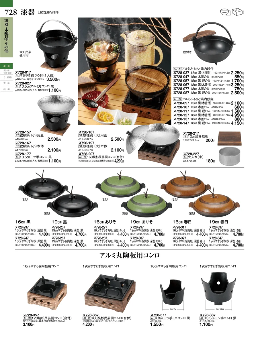 漆器・木製品・その他 ページ728