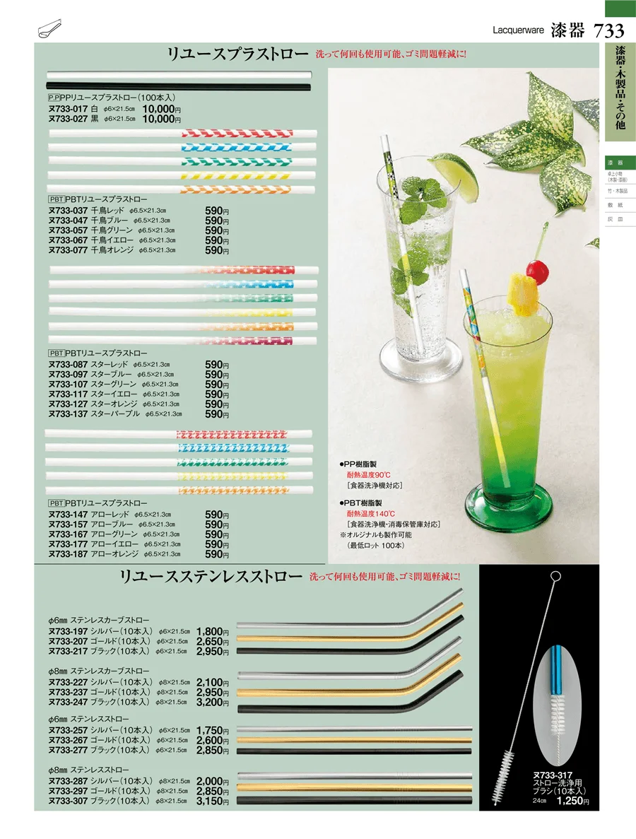 漆器・木製品・その他 ページ733