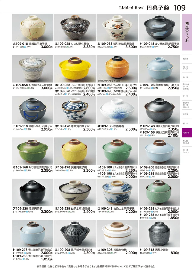 円菓子碗 ページ109