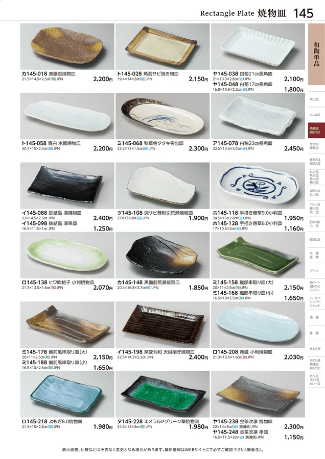 焼物皿 ページ145
