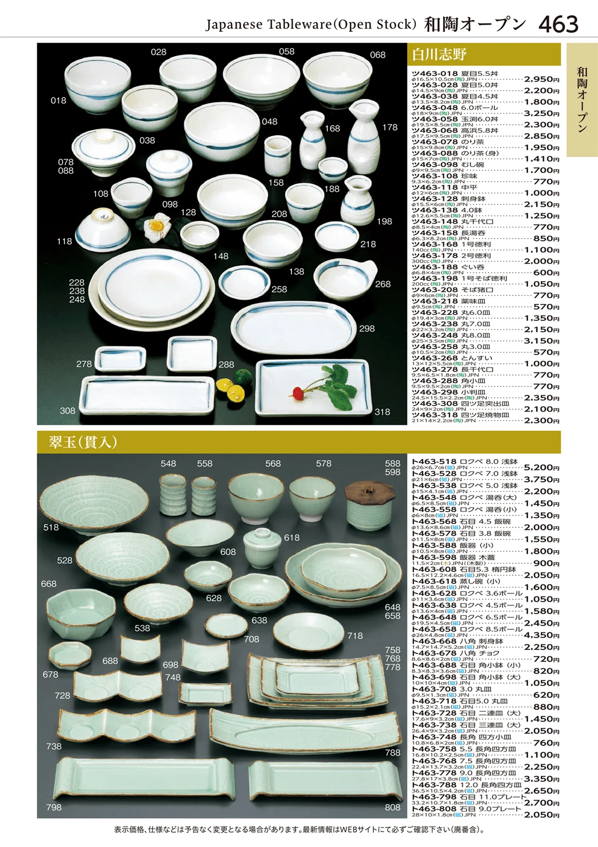 ときわvol.28・ページ番号463・和陶オープン