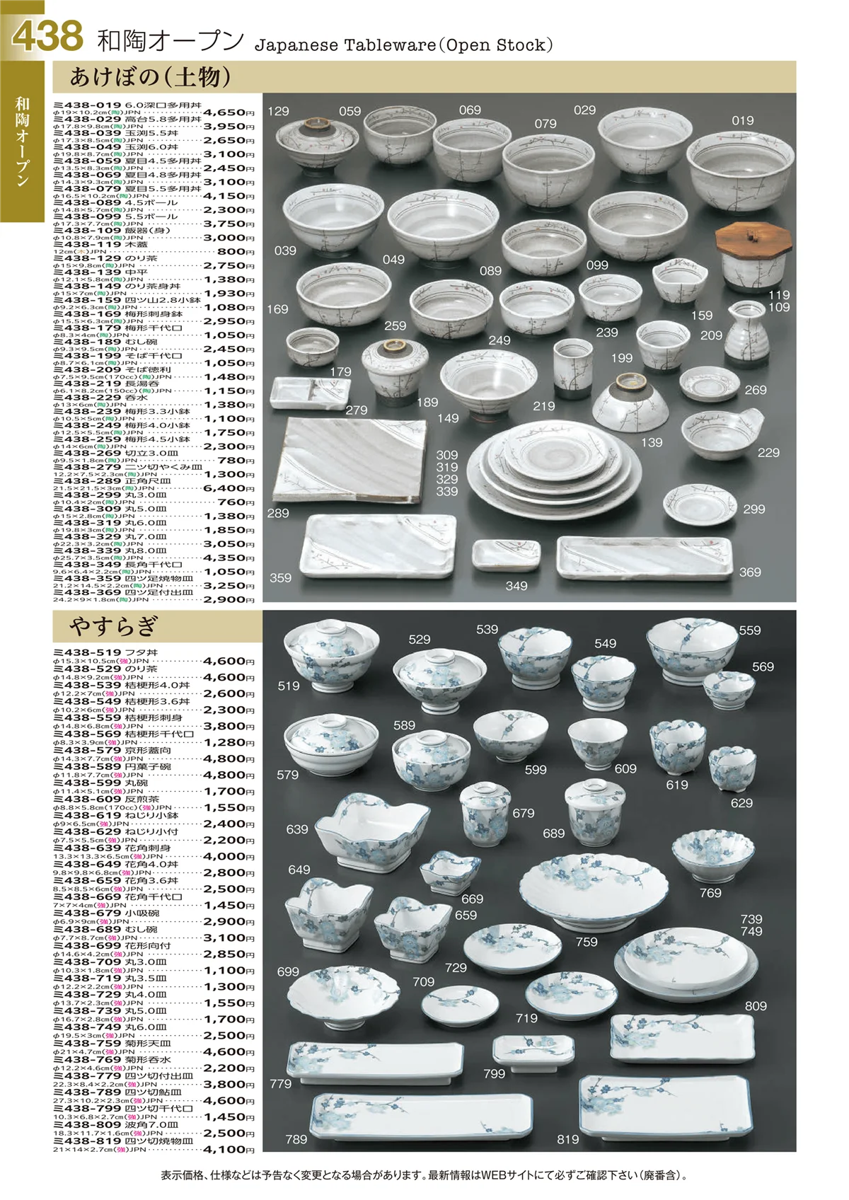 ときわvol.29・ページ番号438・和陶オープン