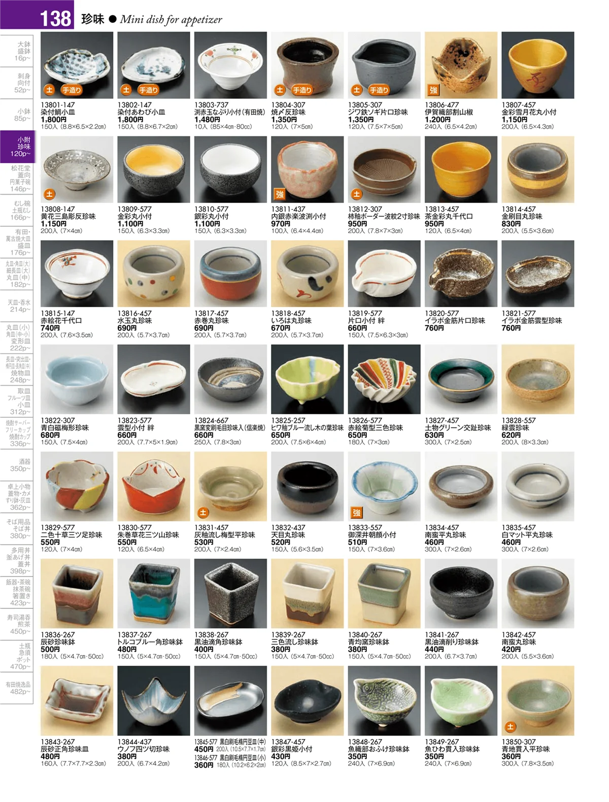 陶雅vol.17・ページ番号138・小附・珍味