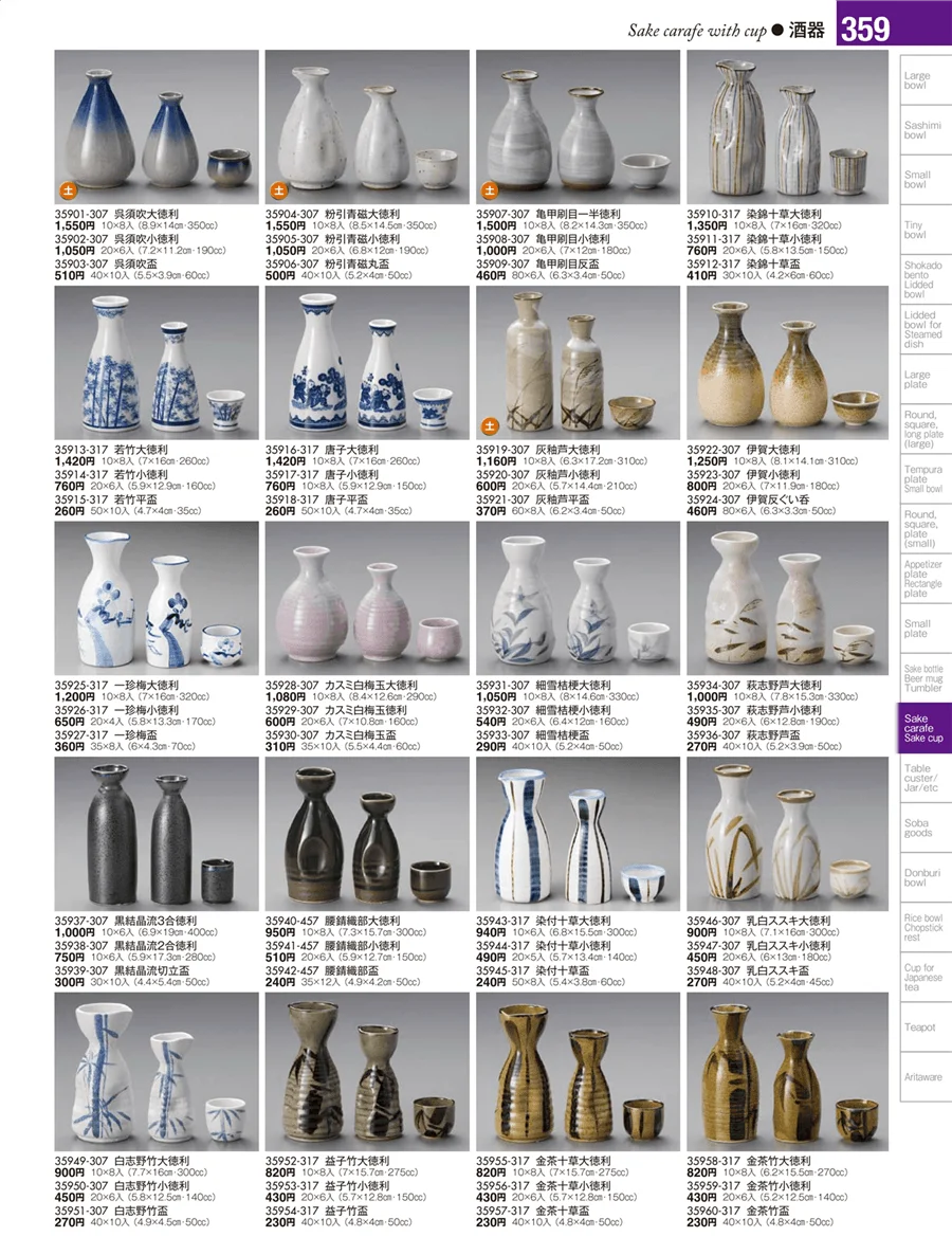 酒器 ページ359