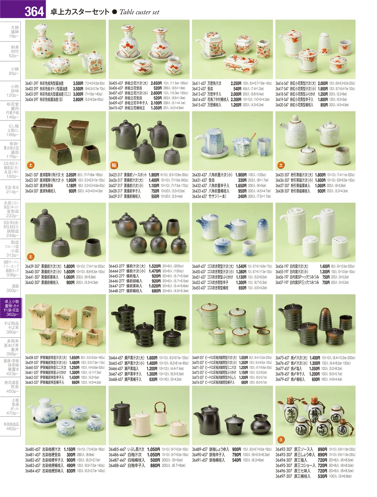 陶雅vol.17・ページ番号364・卓上小物・蓋物・カメ・すり鉢・灰皿