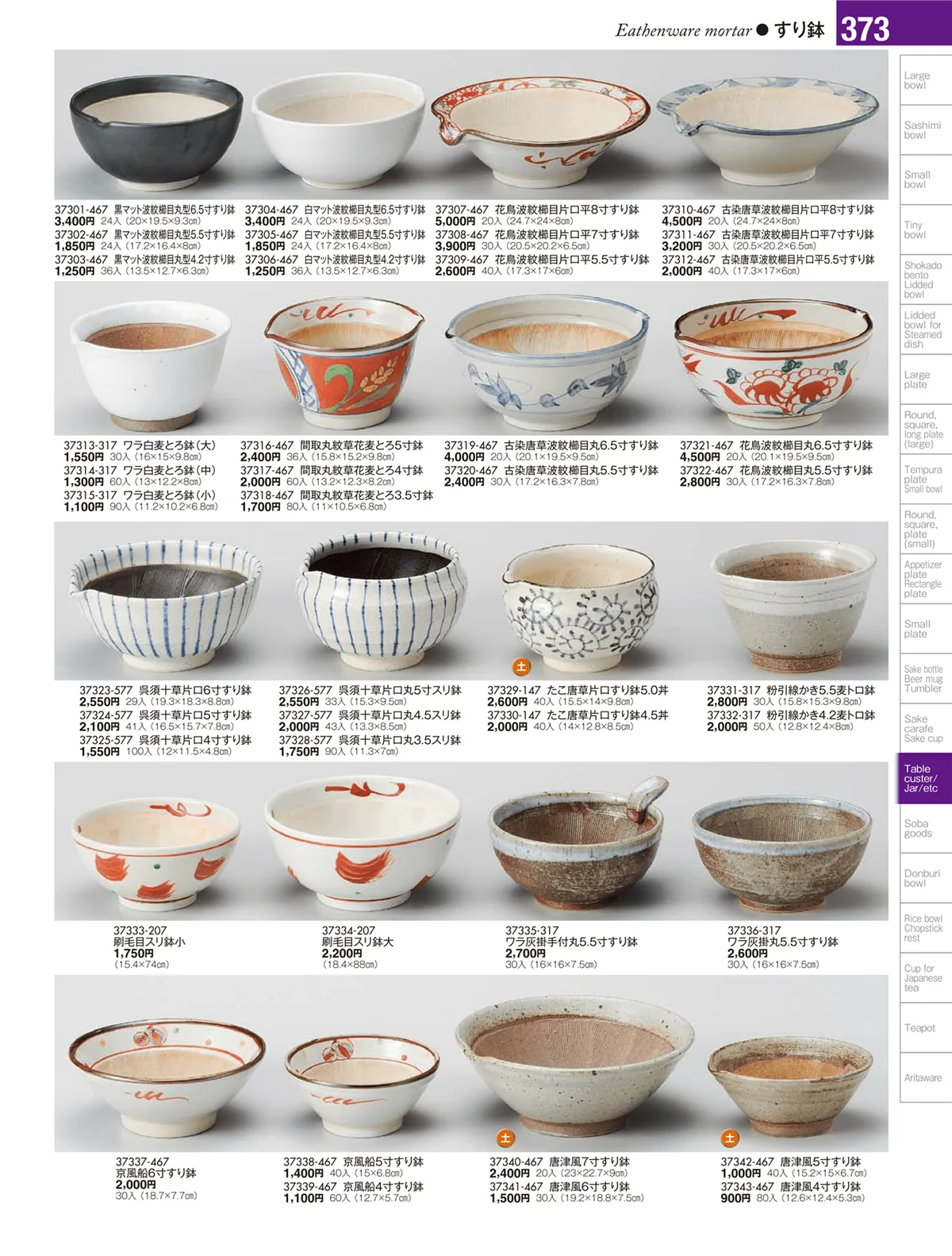 陶雅vol.17・ページ番号373・卓上小物・蓋物・カメ・すり鉢・灰皿