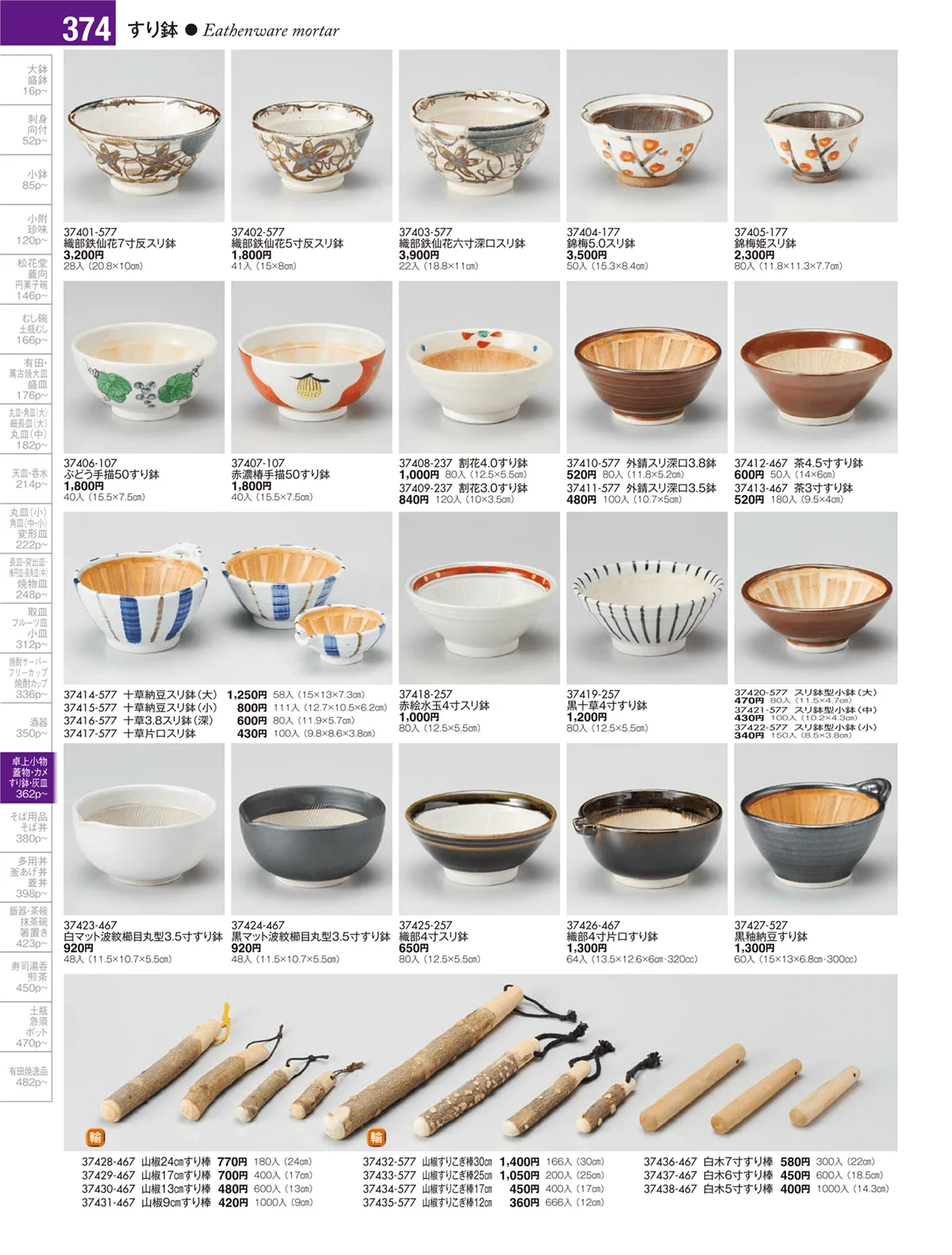 陶雅vol.17・ページ番号374・卓上小物・蓋物・カメ・すり鉢・灰皿