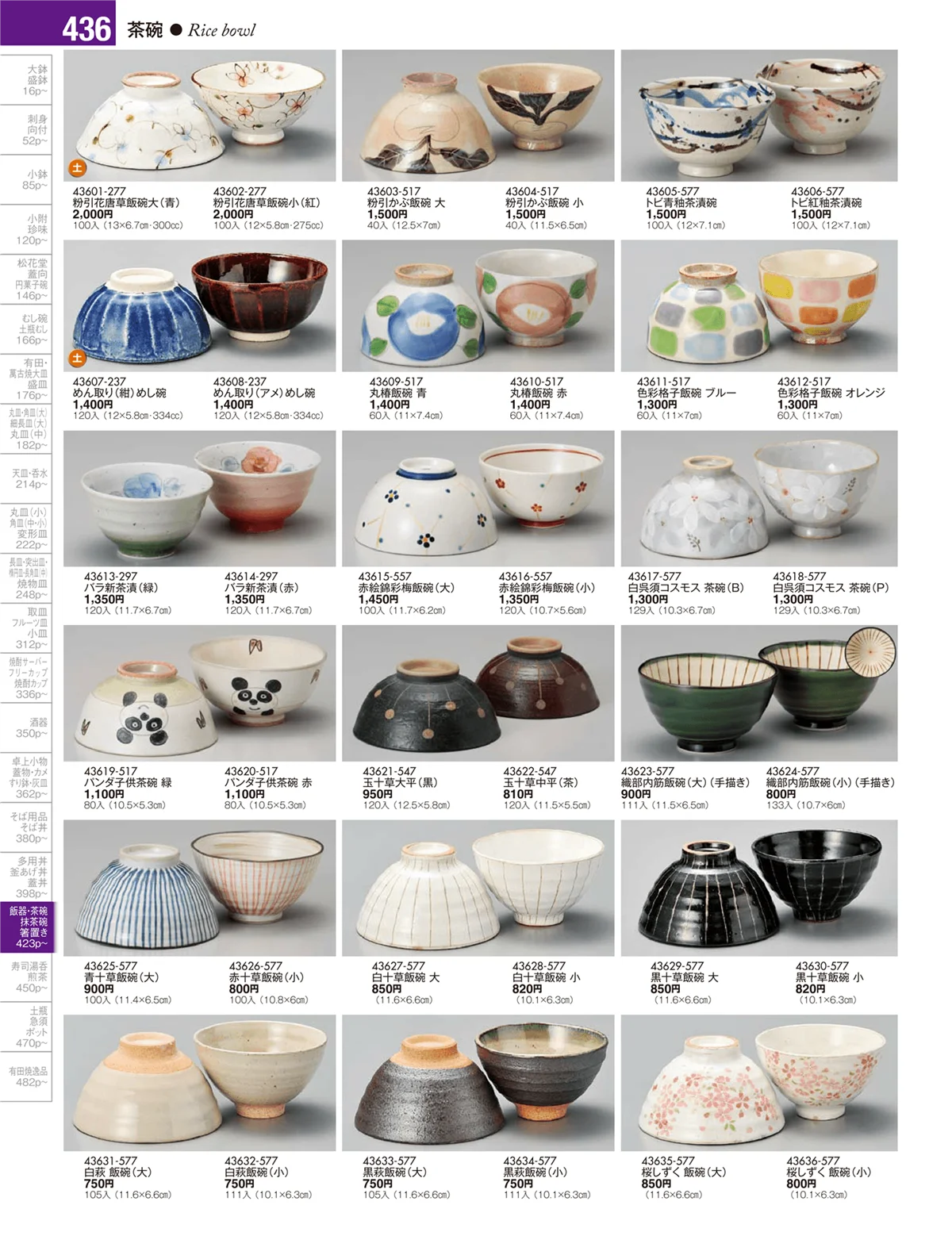 陶雅vol.17・ページ番号436・大茶・茶漬・ライス丼・飯器・ゆったり碗・抹茶碗・茶碗・箸置