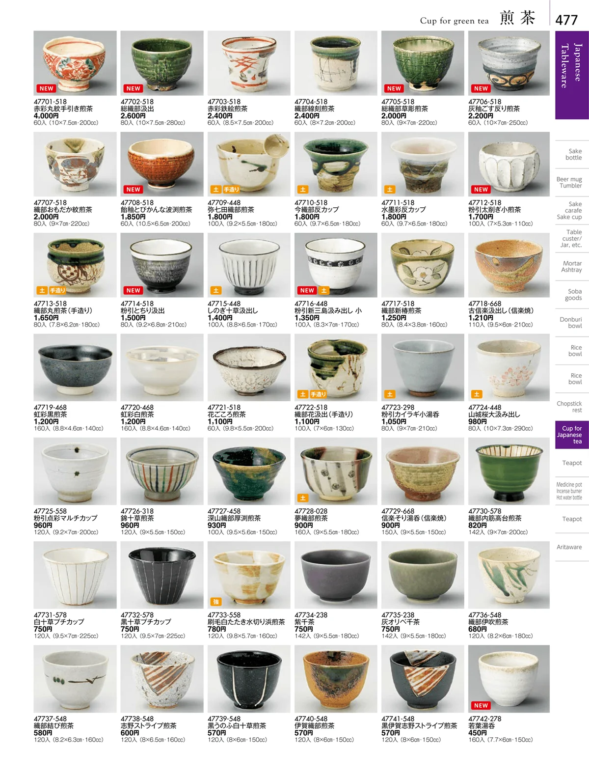 陶雅vol.18・ページ番号477・湯呑・煎茶