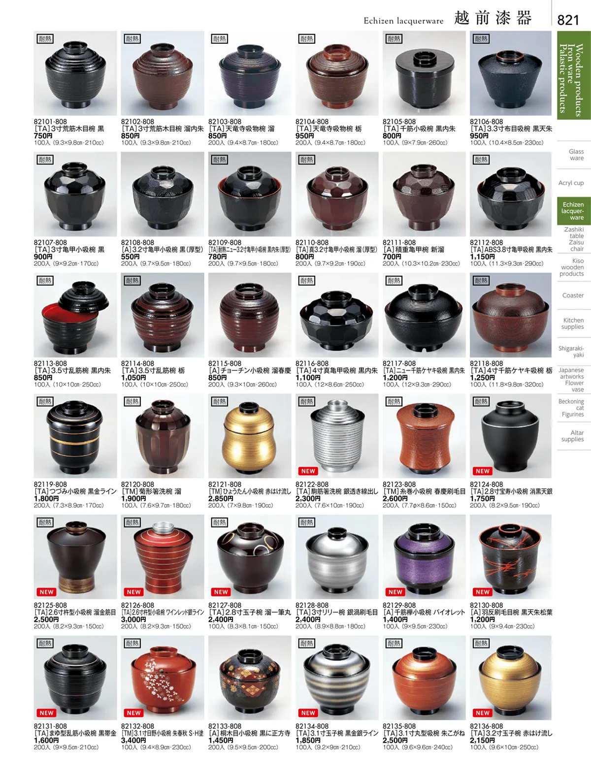 陶雅vol.18・ページ番号821・越前漆器