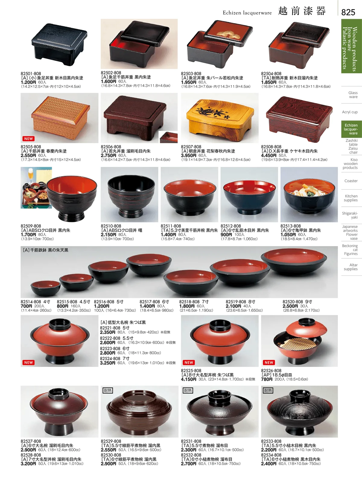 陶雅vol.18・ページ番号825・越前漆器