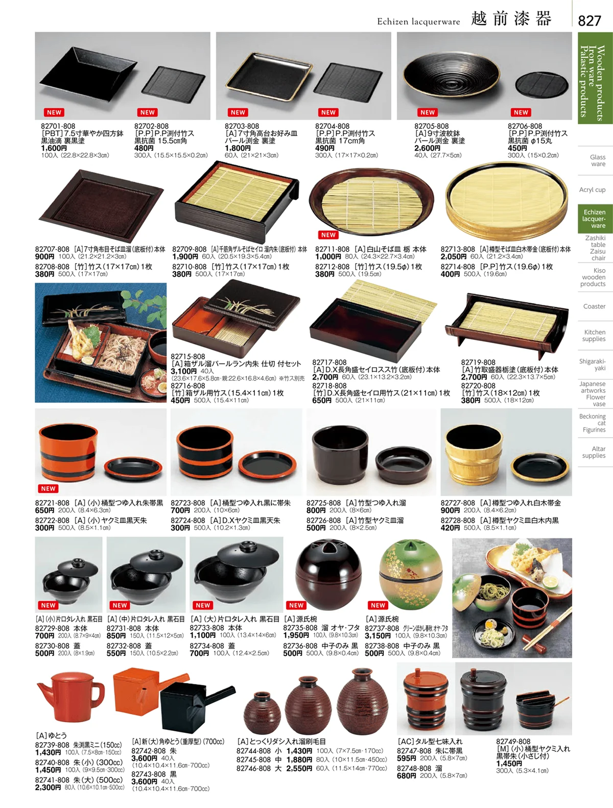 陶雅vol.18・ページ番号827・越前漆器