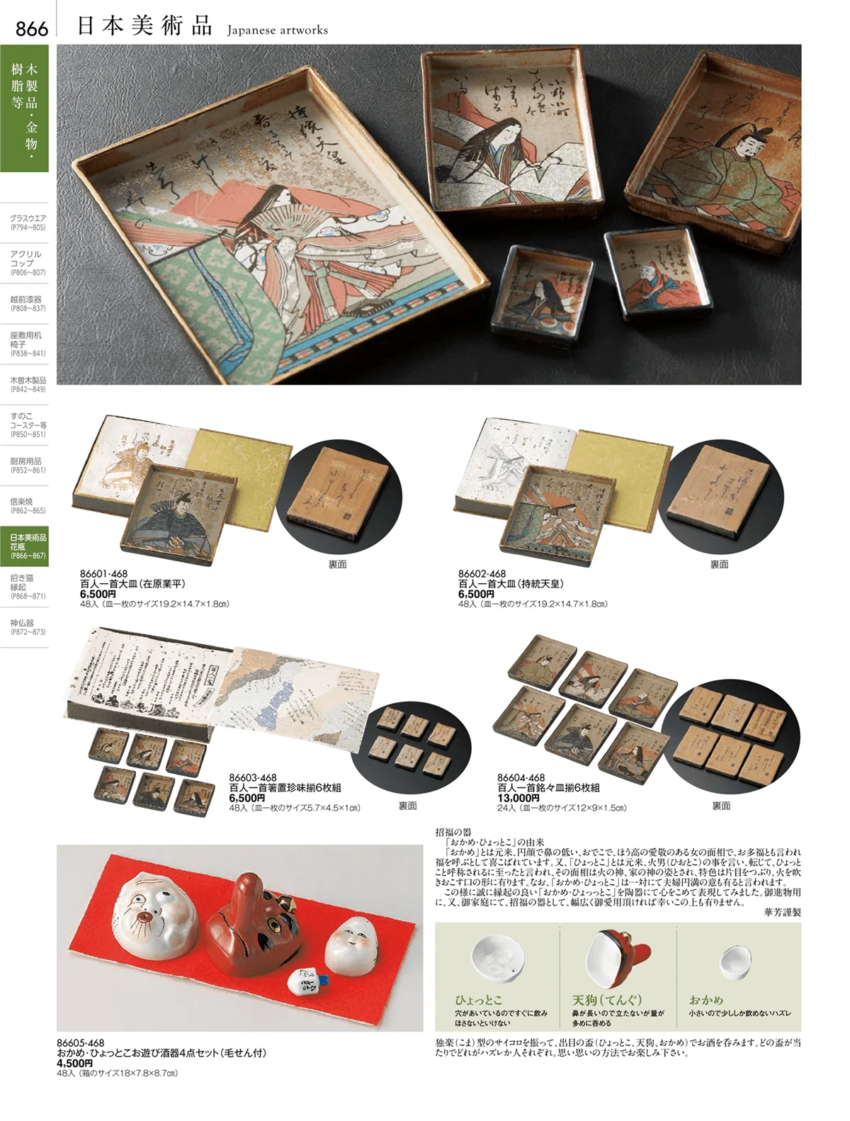 陶雅vol.18・ページ番号866・日本美術品・花瓶