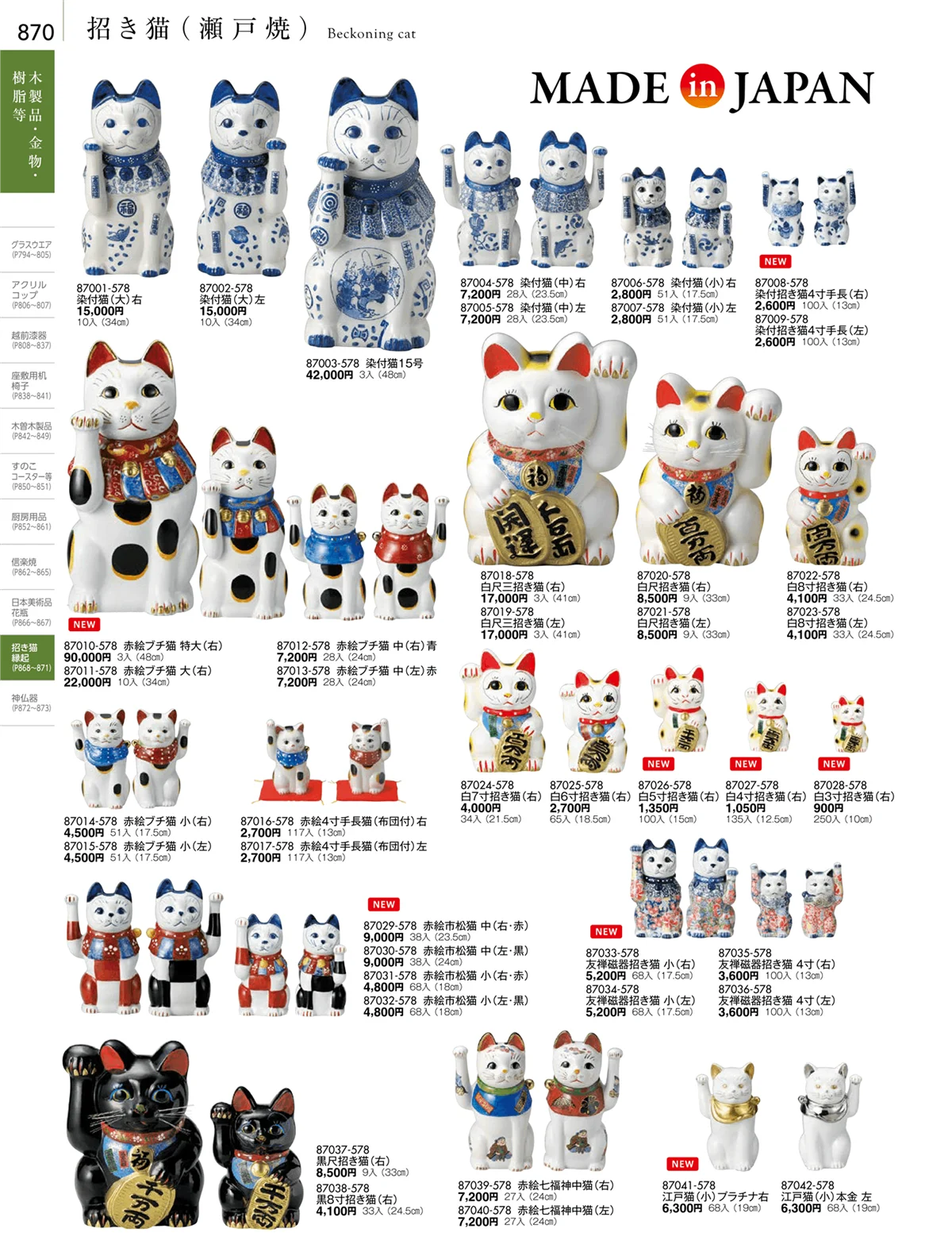 陶雅vol.18・ページ番号870・招き猫・縁起