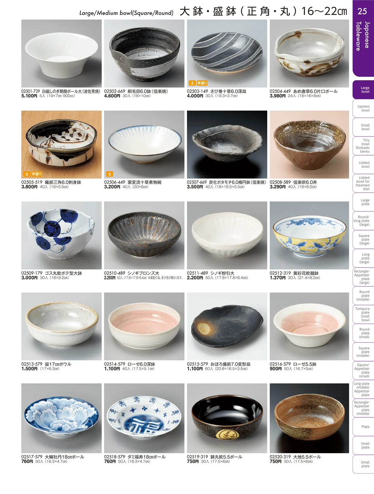 陶雅vol.19・ページ番号25・大鉢・盛鉢