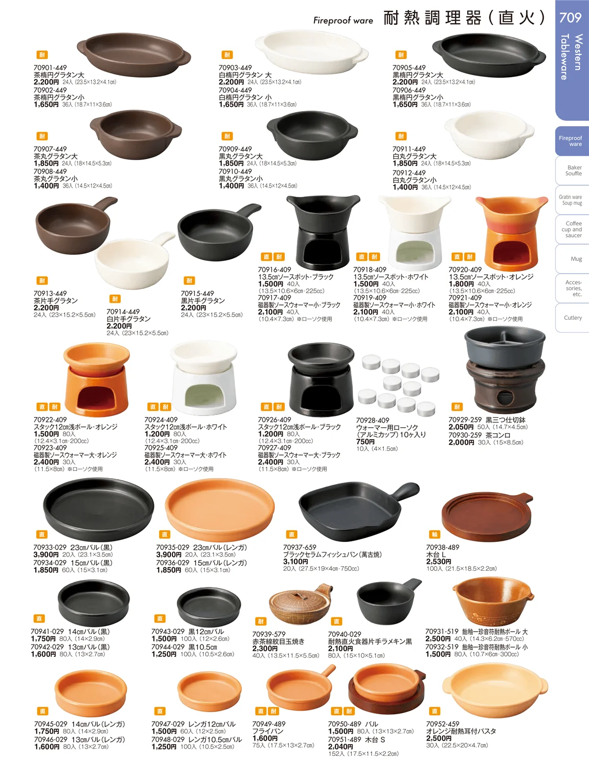 陶雅vol.19・ページ番号709・耐熱調理器（直火）
