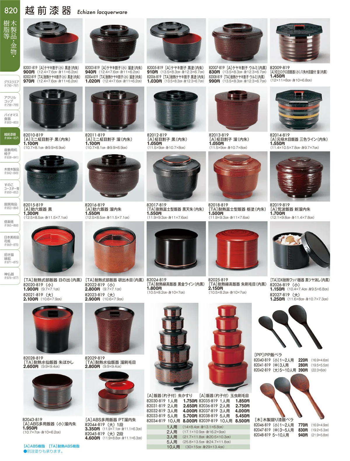 陶雅vol.19・ページ番号820・越前漆器