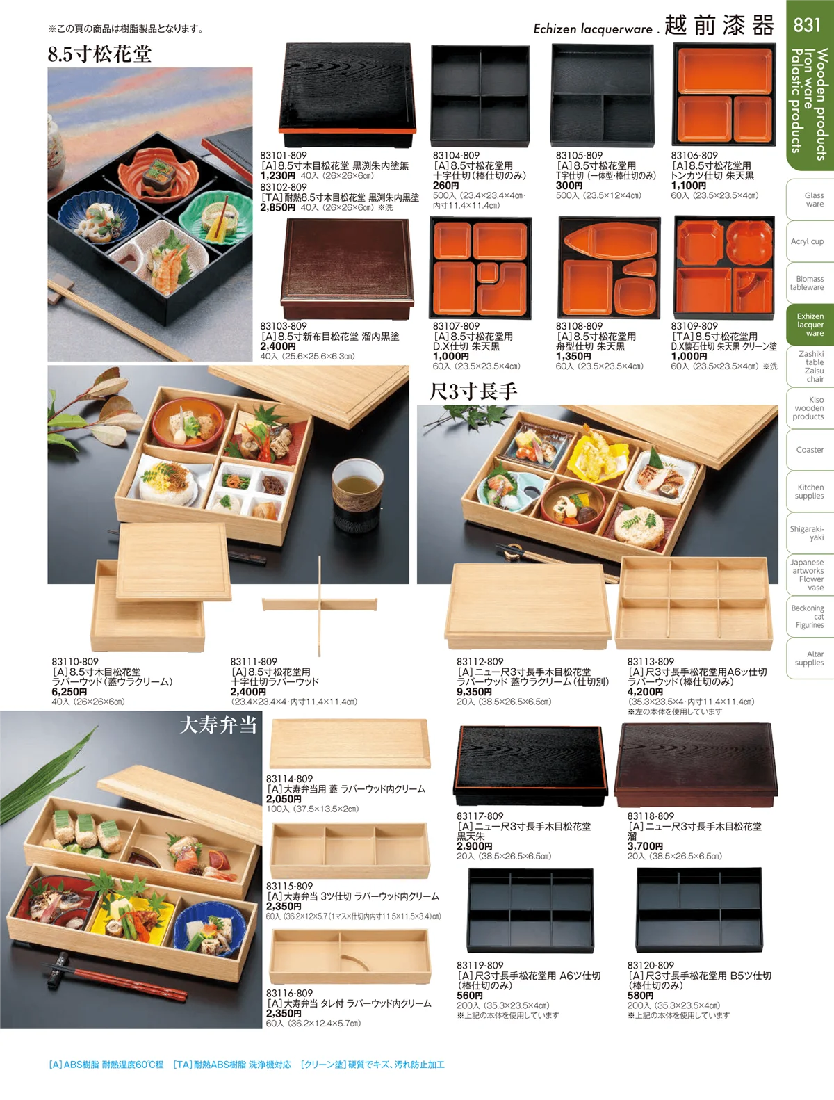 陶雅vol.19・ページ番号831・越前漆器