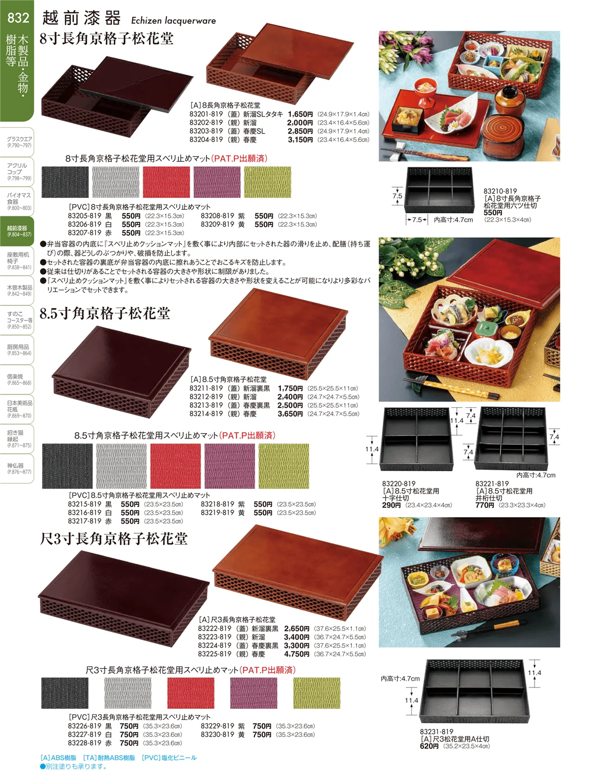 陶雅vol.19・ページ番号832・越前漆器