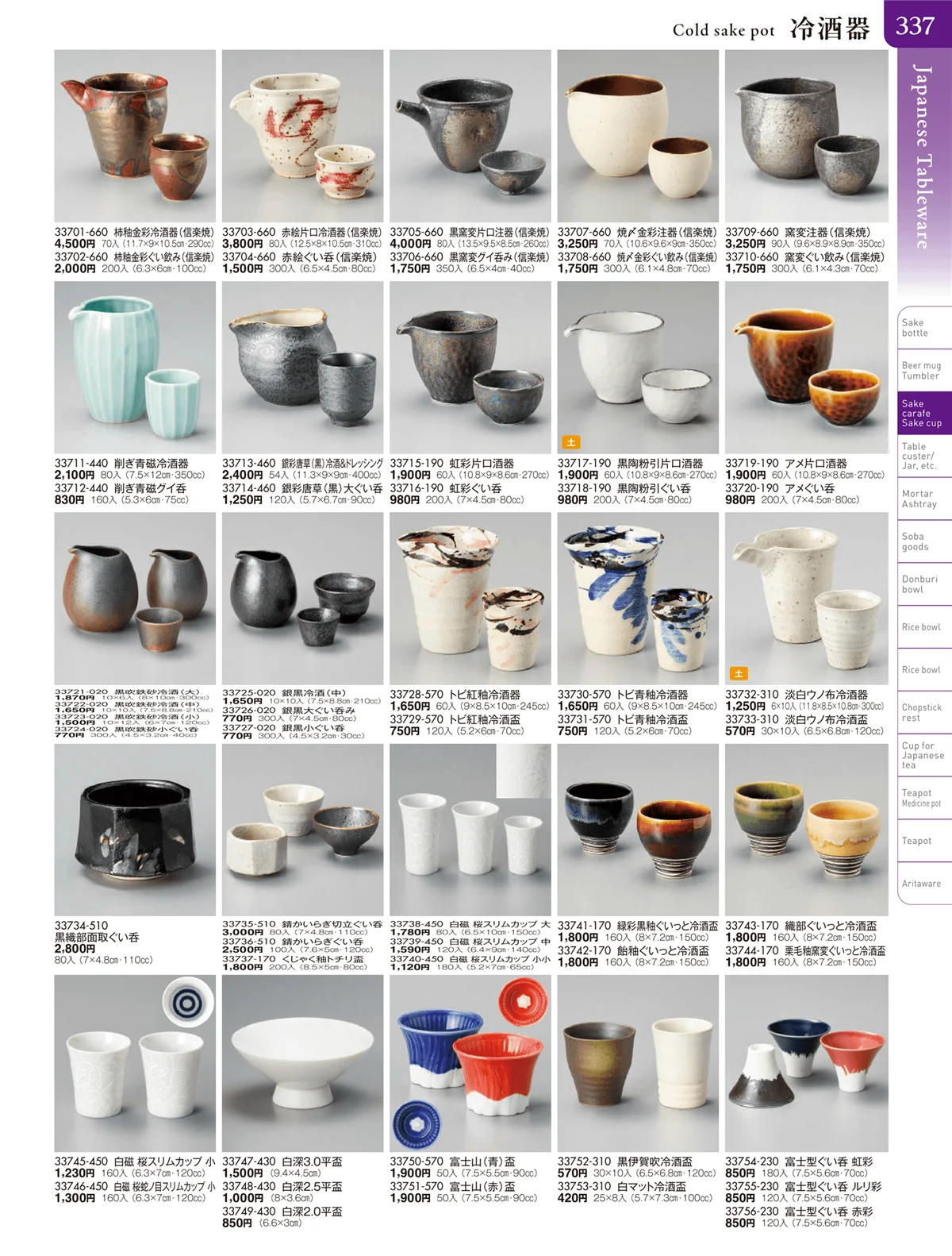 陶雅vol.20・ページ番号337・酒器