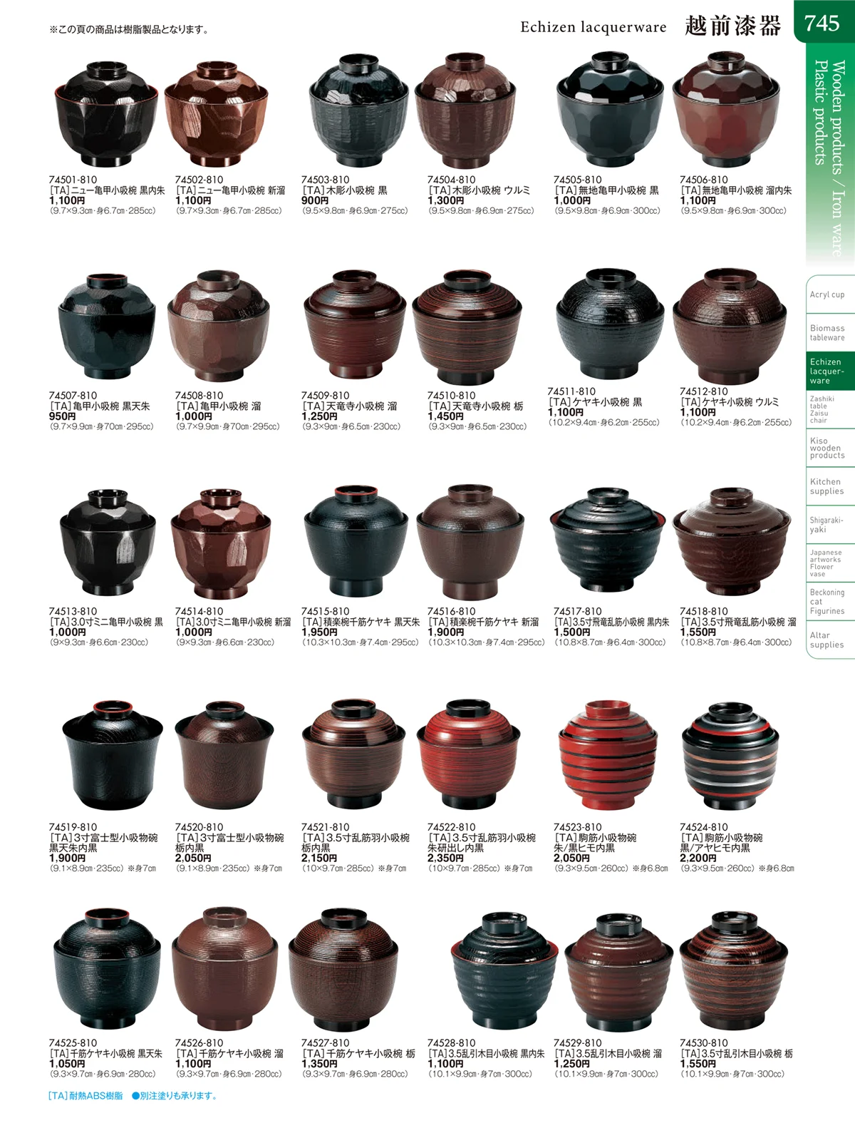 陶雅vol.20・ページ番号745・越前漆器