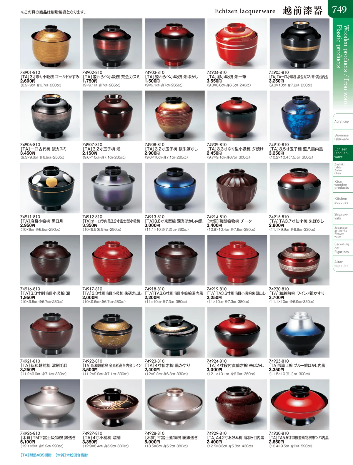 陶雅vol.20・ページ番号749・越前漆器